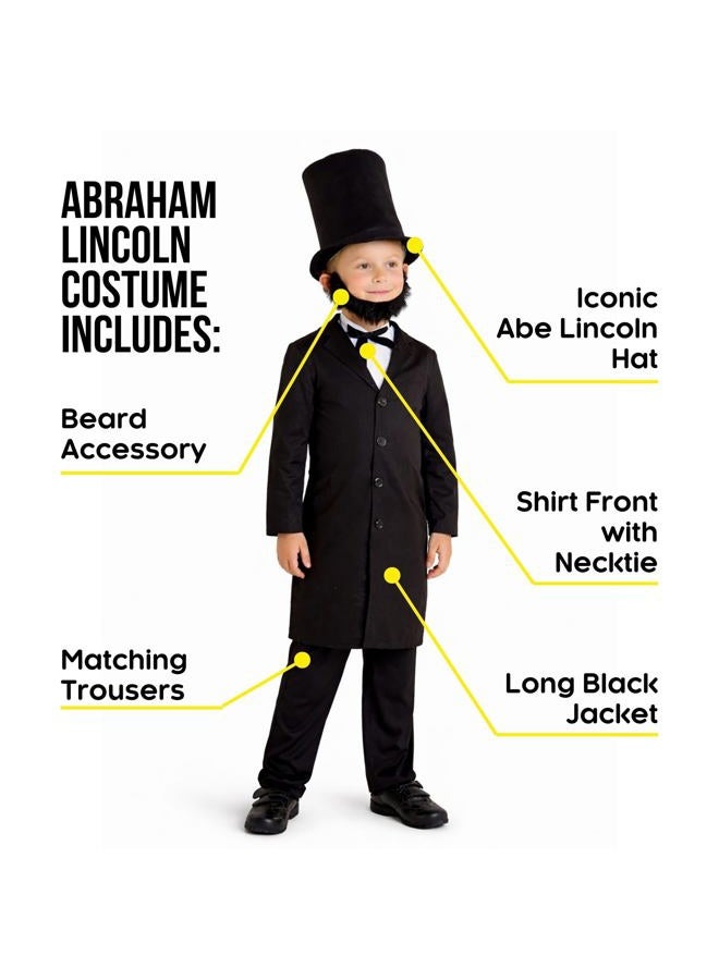 MORPH Kids President Abraham Lincoln Costume Childs History American Politician Outfit - Medium (8 - 10 Years) - Image 2
