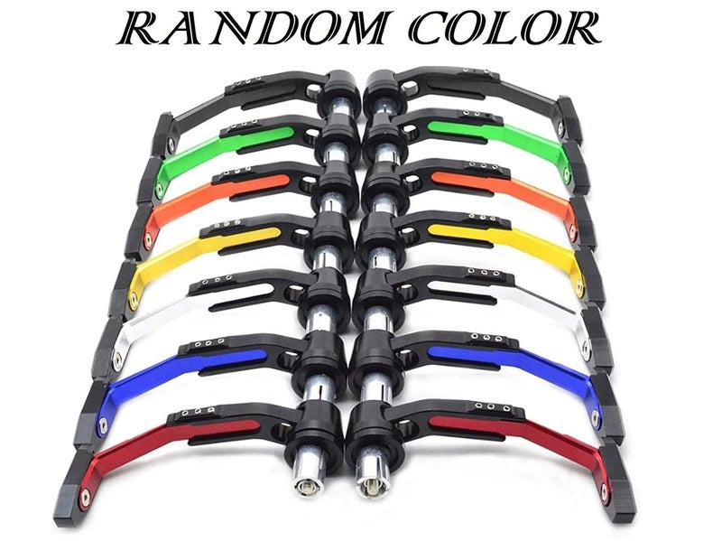 GONAMA Universal 7/8in 22mm Motorcycle Adjustable CNC Aluminum Handlebar Brake Clutch Lever Hand Guard Protector for Motorcycle, Motorbike (Black) - Image 5