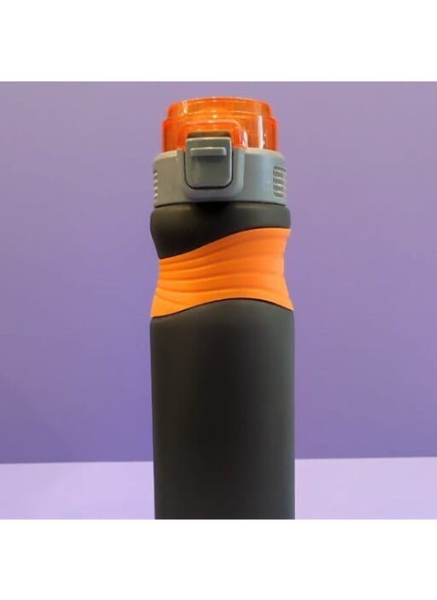 Water Bottle with Leak Proof Straw Fitness Sports Water Bottle with Handle Reusable Drinking Bottle for Gym ( Multicolour )