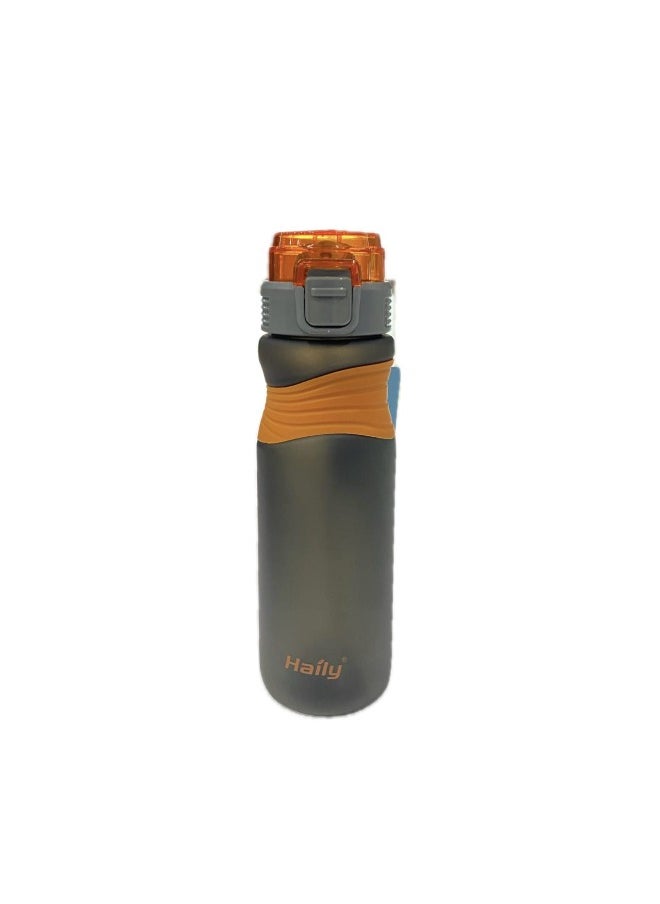 Generic - Water Bottle with Leak Proof Straw Fitness Sports Water Bottle with Handle Reusable Drinking Bottle for Gym ( Multicolour ) - Image 1