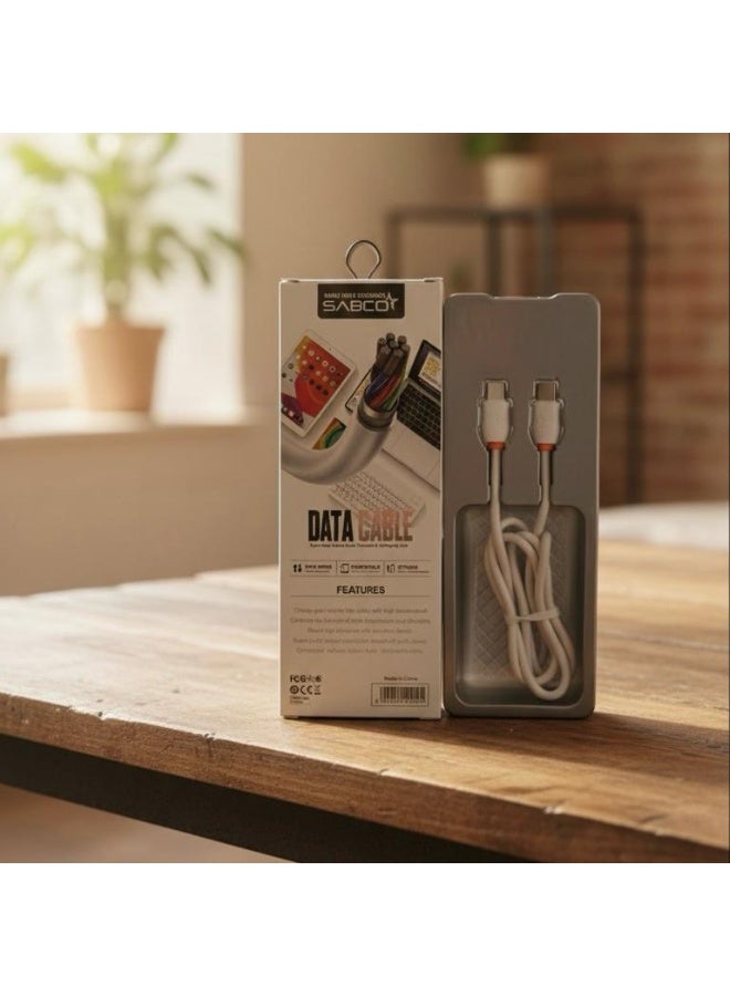 Premium High-Speed USB Type-C to Type-C Data Cable – Durable & Universal Sync/Charge - Image 2