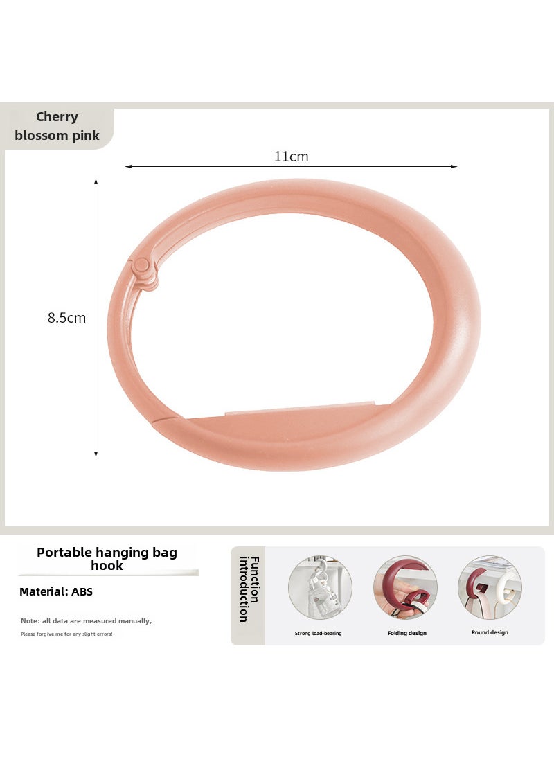 Generic No-Drill Student Backpack Hanger Sakura Powder 
