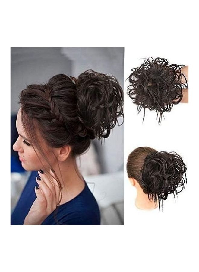 Bun Hair Extension Black 18inch
