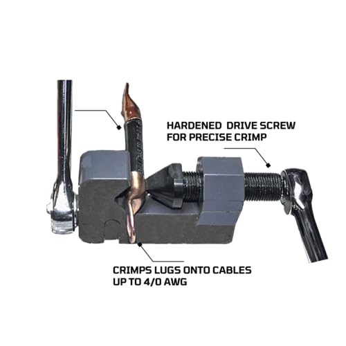E-Z Red EZRED B7946 3-Point Mini Wire & Cable Crimper - Image 4