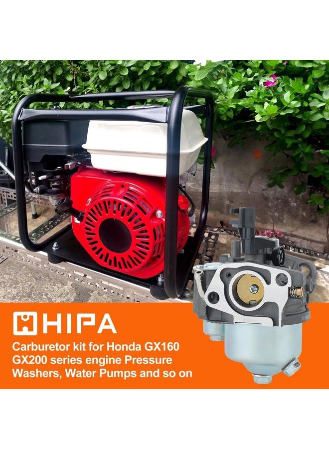 Hipa gx160 Carburetor for Honda, gx200 Carburetor Rebuild Kit, Predator 212cc Carb, 5.5HP 6.5HP 196cc 163cc, OHV Engine 69730 60363 69727 Pressure Washer, Coleman CT200U Mini Bike, 16100-ZH8-W61 - Image 2