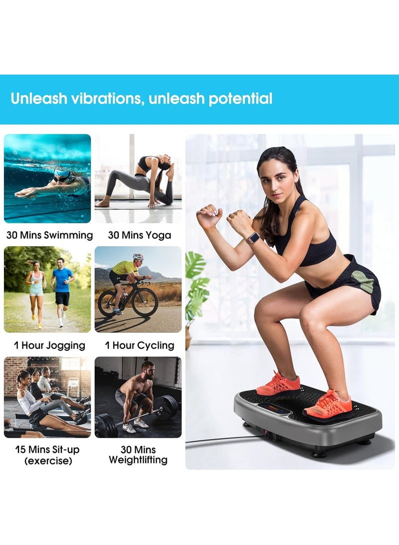 Whole body vibration trainer - home fitness platform with multiple programs - suitable for home exercises - Image 4