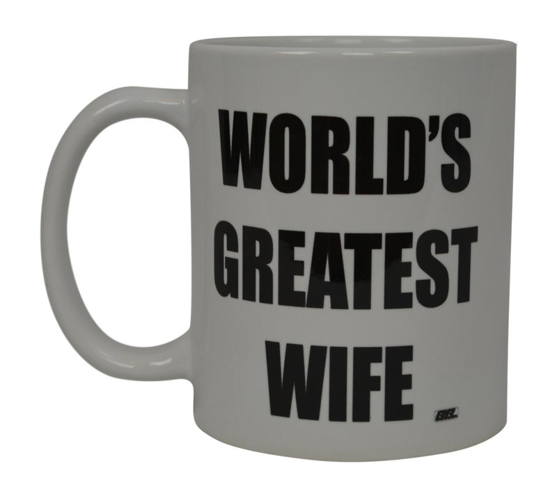 Rogue River Tactical Best Funny Coffee Mug Worlds Greatest Wife Novelty Cup Wives Great Gift Idea For Mom Mothers Day Mom Grandma Spouse Bride Lover Or Parent Worlds Greatest Wife