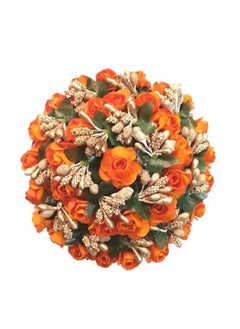 Maahal Flower Juda Gajra Bun Hair Accessories For Women & Girls Multicolored  - Image 1
