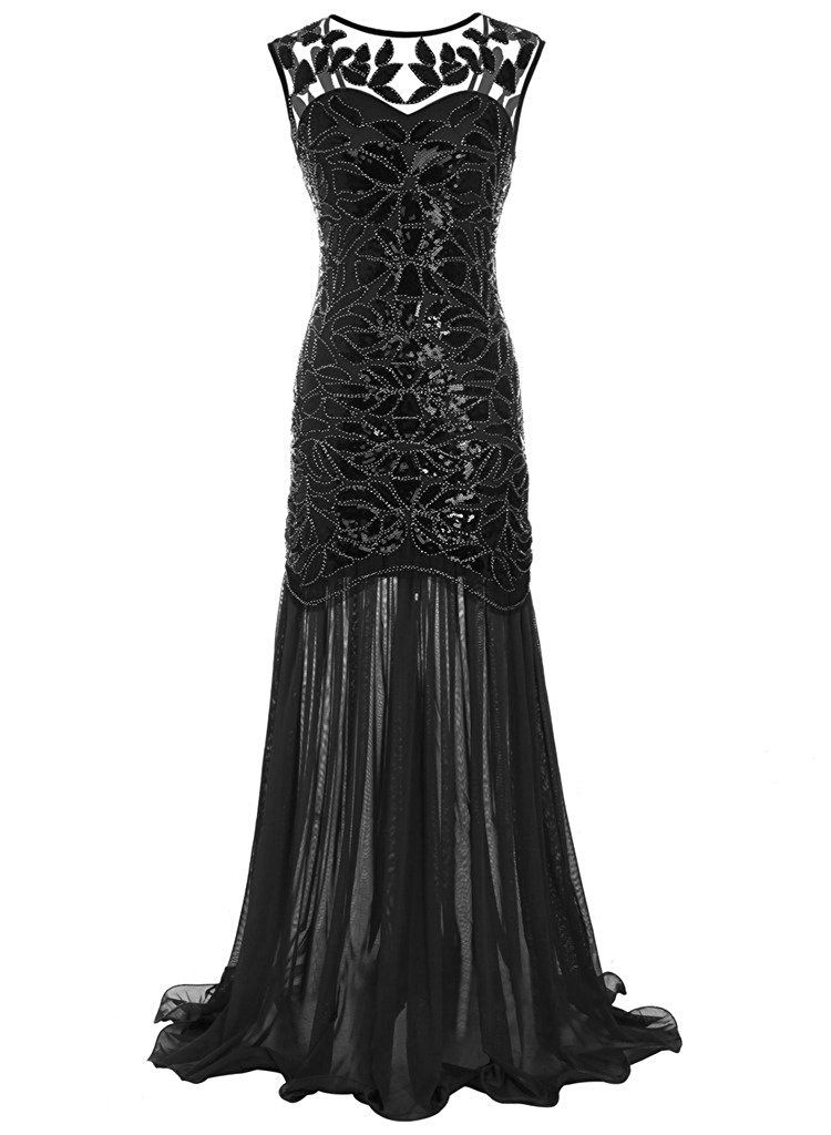 Loquat Vintage Plus-size Party Dress  Black  - Image 1