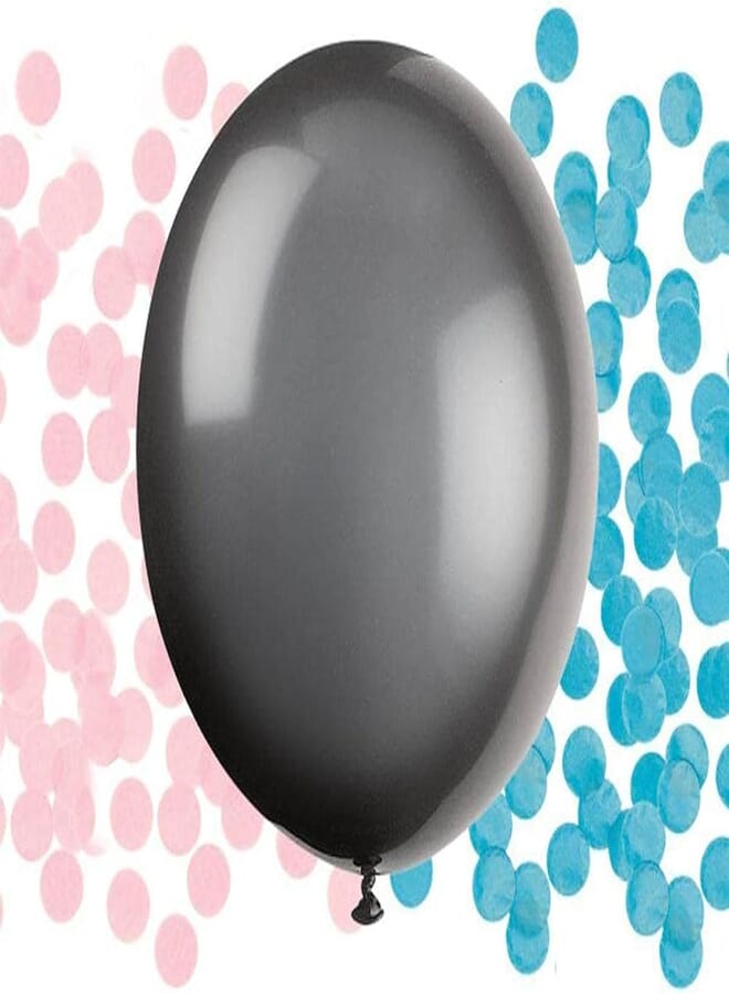 Secret Gender Reveal Confetti Balloons for Baby Shower - Come with Pink and Blue Confetti , 2725611759861