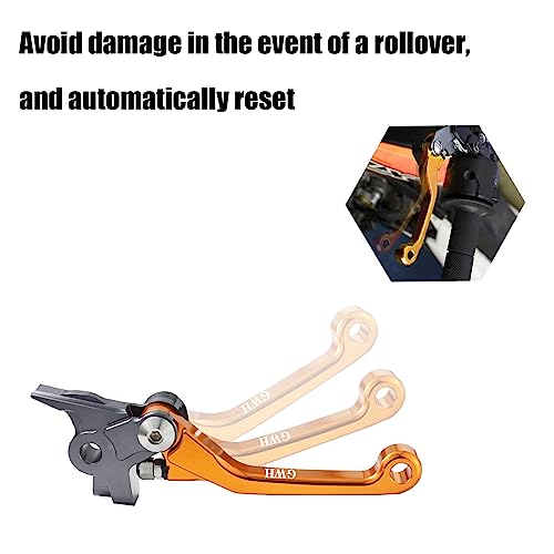 Adsspro Motorcycle Foldable Brake Clutch Lever Handle CNC Aluminum Pivot for 125 150 250 300 350 450 500 SX XC-W EXC-F XCF-W XC-F SXF EXC EXCF XC XCF XCW SX-F XCF-W SX-F Dirt Pit Bike - Image 4