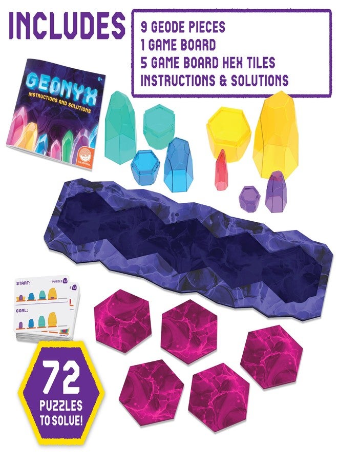 MindWare Geonyx Single-Player Logic Game - Brain Teaser Puzzle Game for Kids and Adults Ages 8 and Up - Image 2