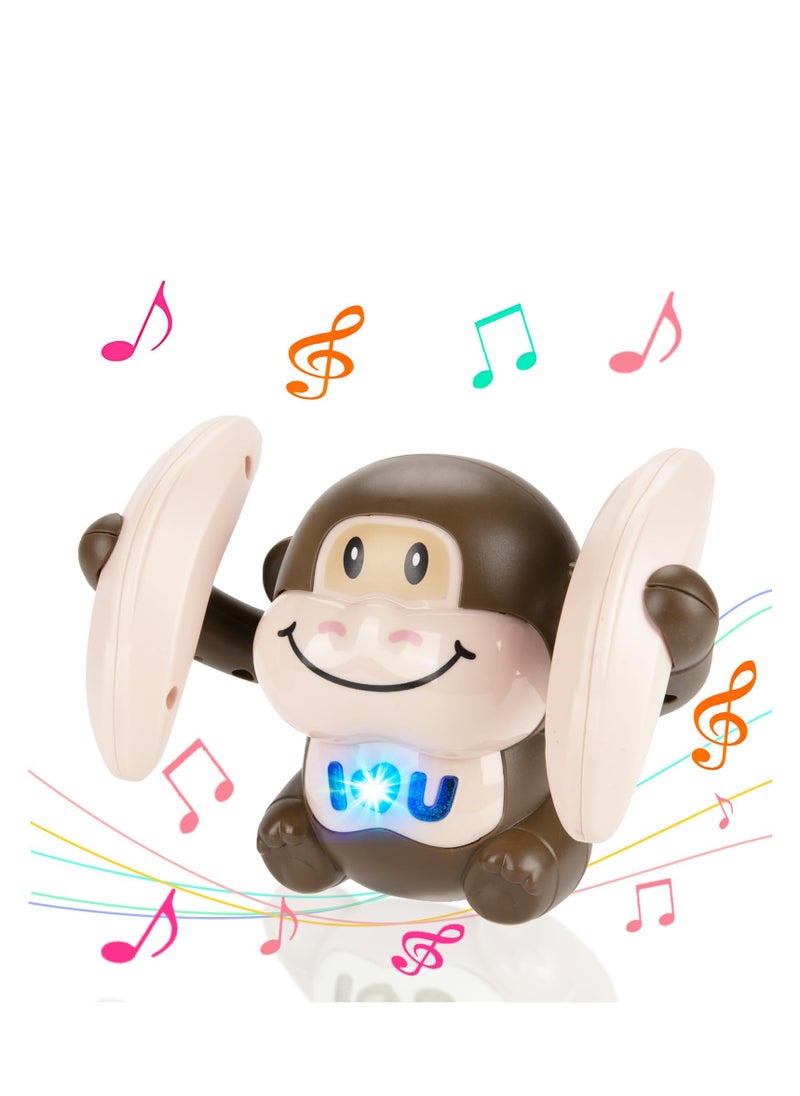 SYOSI - Universal Baby Toys, for 0-36 Month Crawling Monkey Toys Tummy Time Toy, Interactive Dancing Walking Toy with Light & Music, Infant Toys 0-3, 6-12, 12-18 Months 1 Year Toddler Toy Gift - Image 1