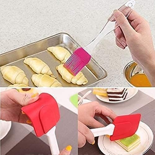 REZOVA Oil Spray Bottle with Silicone Oli Brush and Spatula 2in1 Glass Cooking Oil Preparation Dispensers for Kitchen Cooking Air Fryer Salad Baking BBQ Oil Vinegar Sprayer Oil Cooking Brush - Image 3