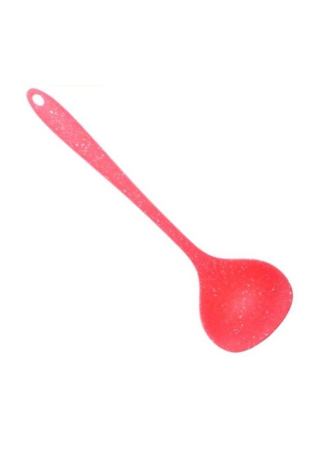 Silicone Ladle With Long Handle, Non-stick, High Temperature Resistance, Granite Shape, 1 Piece