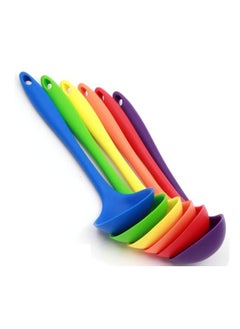 Generic Silicone Ladle With Long Handle, Non-stick, High Temperature Resistance, Granite Shape, 1 Piece  - Image 2