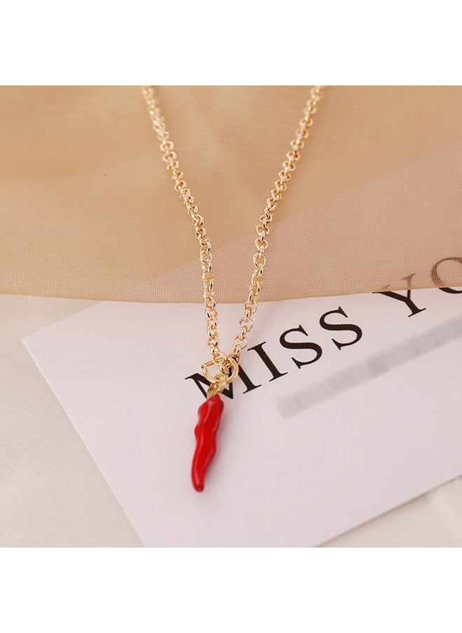 Teensery 30 Pcs Metal Chili Pepper Charm Pendant Vegetable Charm For Diy Jewelry Earring Necklace Bracelet Making, Red  - Image 4