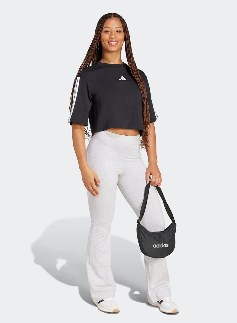 Adidas Essential 3 Stripe Loose T-Shirt - Image 5