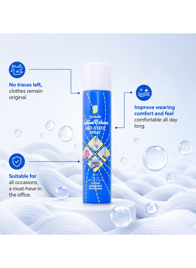 Big D Anti-Static 350ml  Pack of  2– Neutralizes Static Electricity, Prevents Clinging, Non-Staining Formula, Ideal for All Fabrics - Image 2