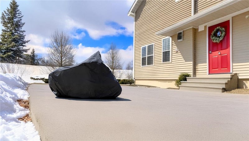 SBU Bike Motorcycle Cover Compatible for Harley-Davidson FLHTCUI Ultra Classic Electra Glide. Strong UV Protectivve Chopper Bike Tarp. Breathable and Portable Vehicle Protection - Image 4
