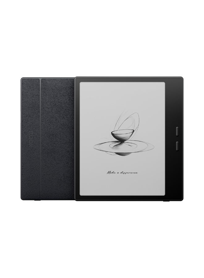 بوكس قارئ BOOX Go 7 الإلكتروني بشاشة E-Ink مقاس 7 بوصات، شاشة Carta 1300 بدقة 300 PPI، يدعم القلم (Stylus)، يعمل بنظام Android 13، ذاكرة 4GB RAM وسعة تخزين 64GB، إضاءة ذكية، يدعم WiFi وBluetooth وmicroSD — جهاز محمول للقراءة والكتابة، باللون الأسود. - Image 1