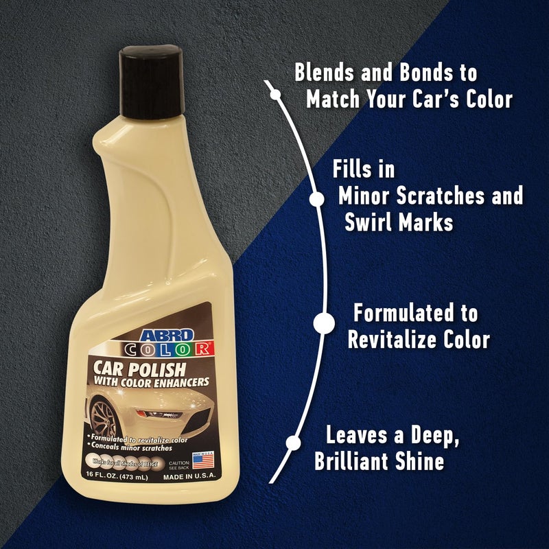 ABRO Black Car Polish: Scratch Remover for Vehicles and Paint Scratch Repair Restorer Wax, Polishing Compound for Car Detailing, Paint Scratch Repair for Vehicles, Scratch Remover 16oz. - Image 5