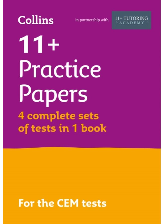 11 Verbal Reasoning Non Verbal Reasoning Maths Practice Papers Bumper Book with 4 sets of tests For the 2024 Cem Tests - Paperback