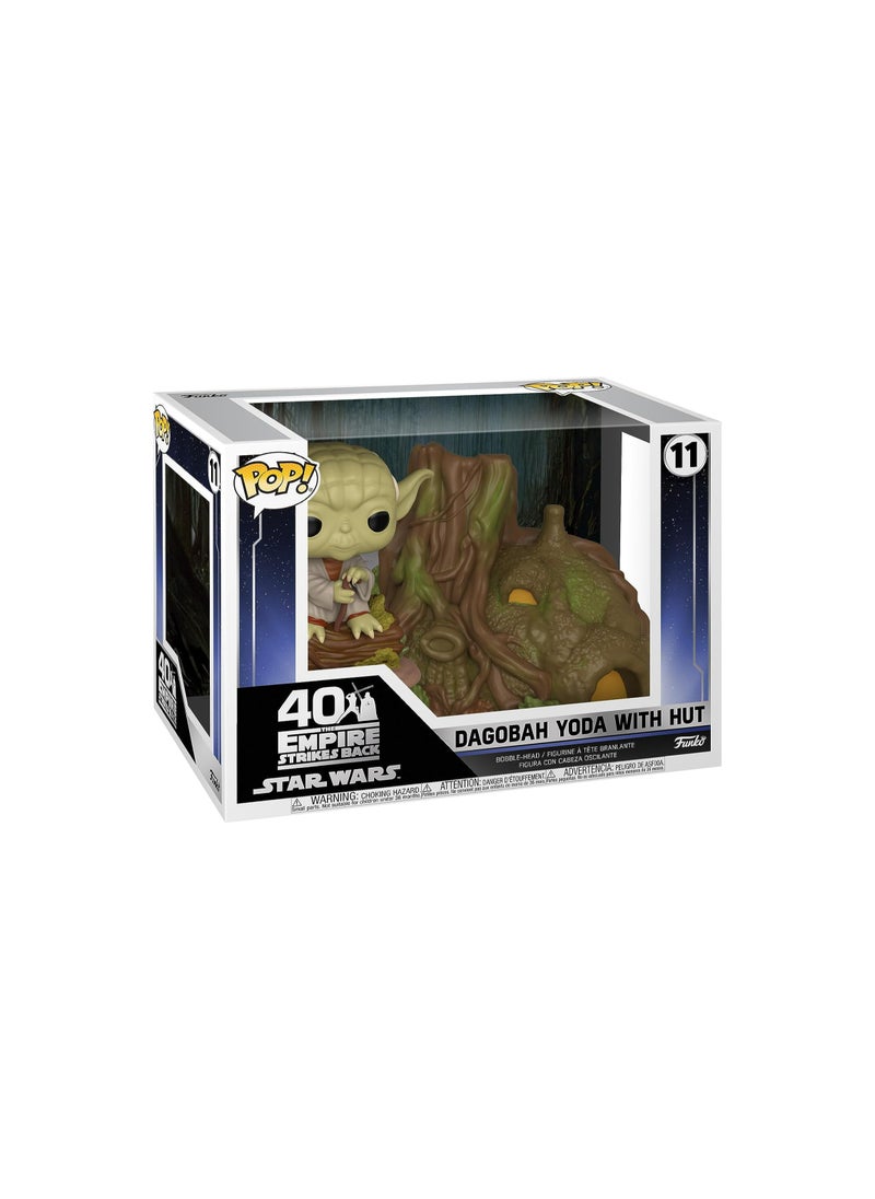 Funko Funko Pop Town Star Wars  Yoda's Hut  Action Figure 46765  - Image 1