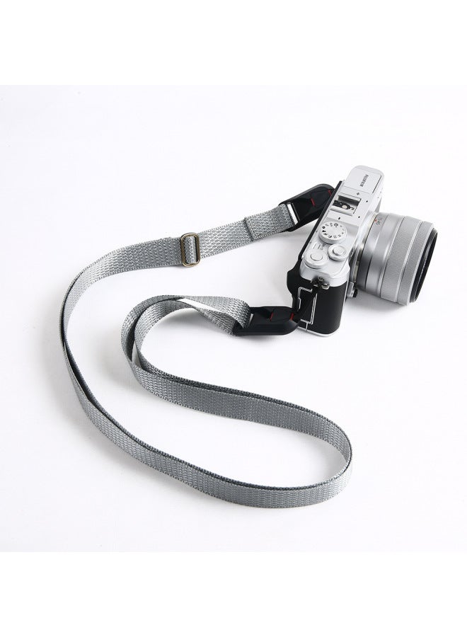 Backpacker S90 Camera Strap SLR Wristband Quick-fitting Buckle Combination Shoulder Strap Micro SLR Creative Backpack Accessories-Color:S90 Strap Gray  - Image 1