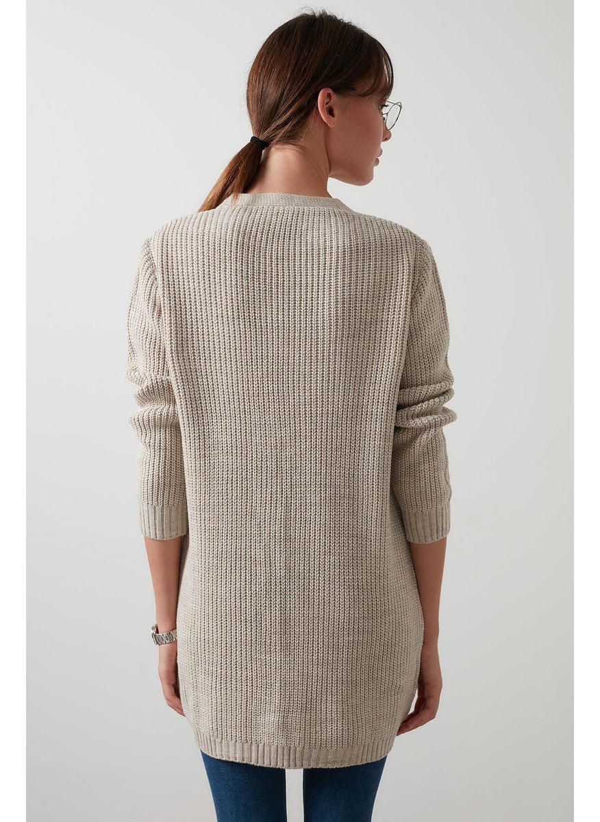 Lela 100% Soft Acrylic Knitwear Knitted Long Cardigan Women's Cardigan 4615044  - Image 5