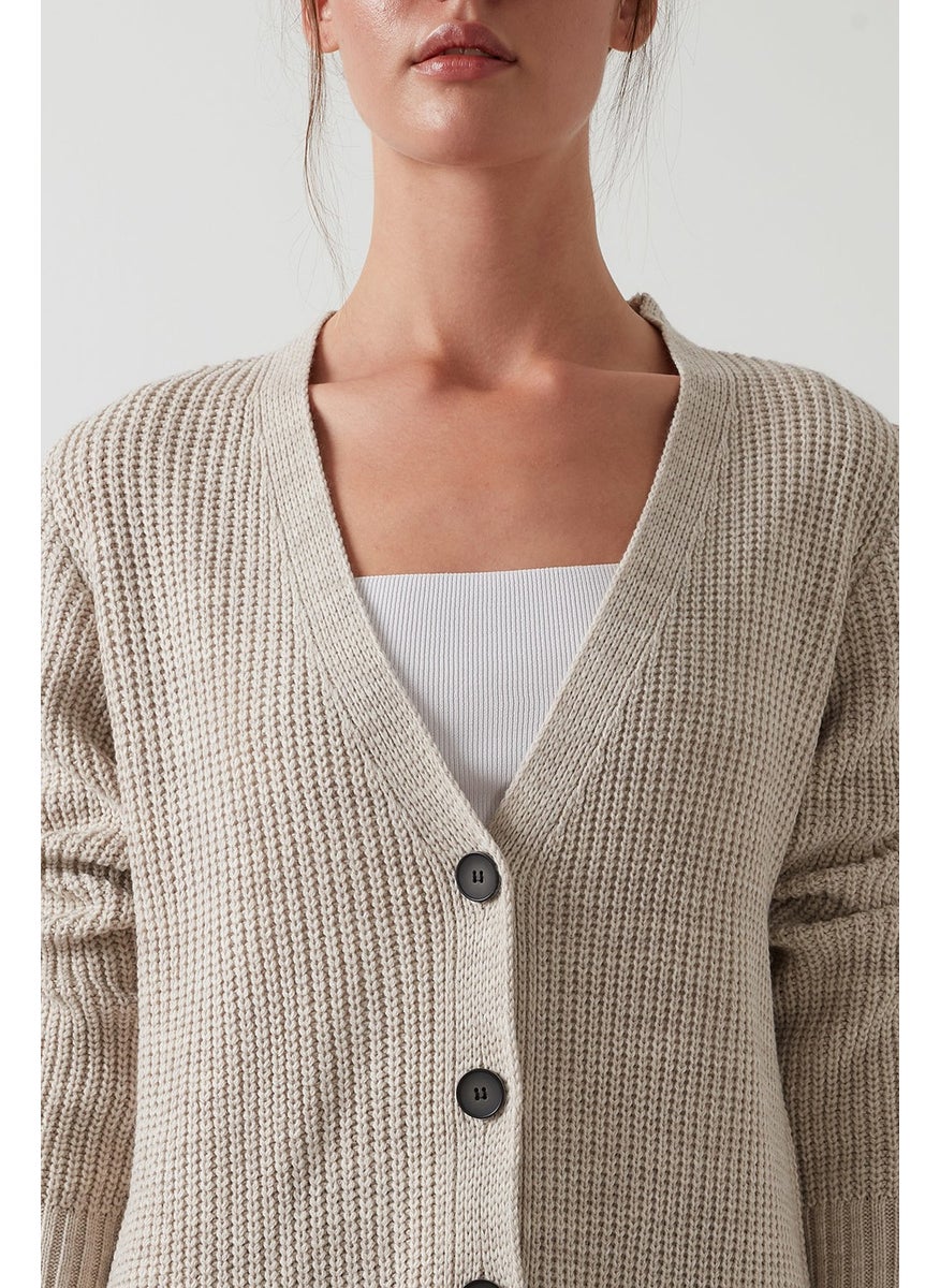 Lela 100% Soft Acrylic Knitwear Knitted Long Cardigan Women's Cardigan 4615044  - Image 4