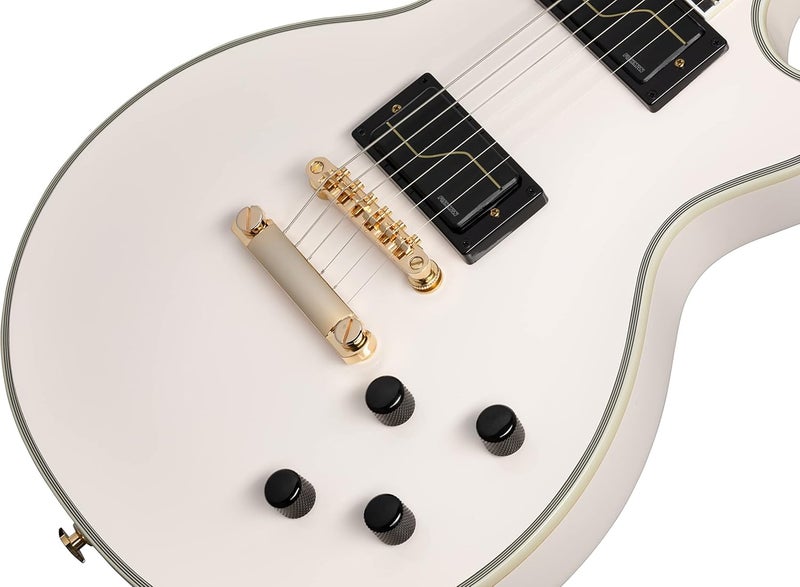 Epiphone Matt Heafy Les Paul Custom Origins Electric Guitar, Bone White with Hardshell Case - Image 5