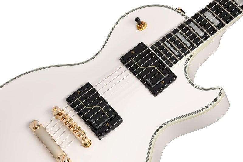 Epiphone Matt Heafy Les Paul Custom Origins Electric Guitar, Bone White with Hardshell Case - Image 3