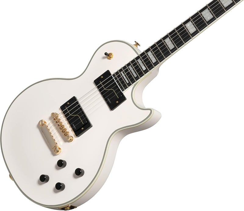 Epiphone Matt Heafy Les Paul Custom Origins Electric Guitar, Bone White with Hardshell Case - Image 2