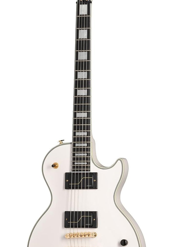 Epiphone Matt Heafy Les Paul Custom Origins Electric Guitar, Bone White with Hardshell Case - Image 1
