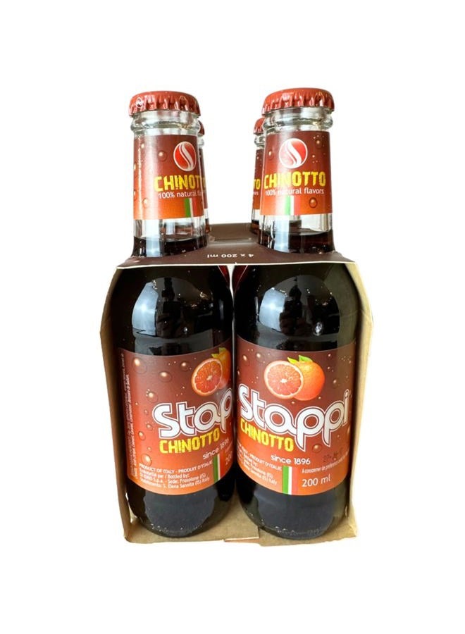 Stappi Chinotto Soda 4 x 6.7 fl oz. (200ml) "Stappi" [Italian Import] Sparkling Juice Beverage for Spirits | Non-Alcoholic Bitter Aperitif Cocktail Mixer| Citrus Chinotto Italian Drink Soda - Image 5