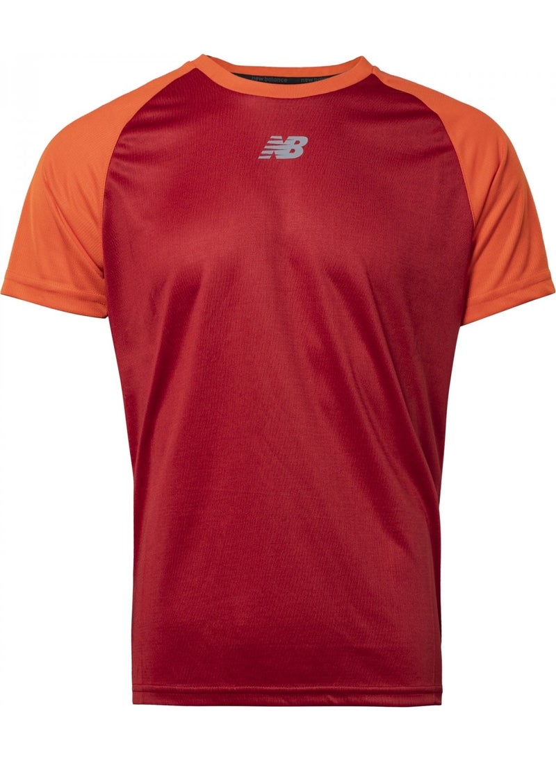 New Balance Men's Performance T-Shirt TST2204-RED  - Image 2