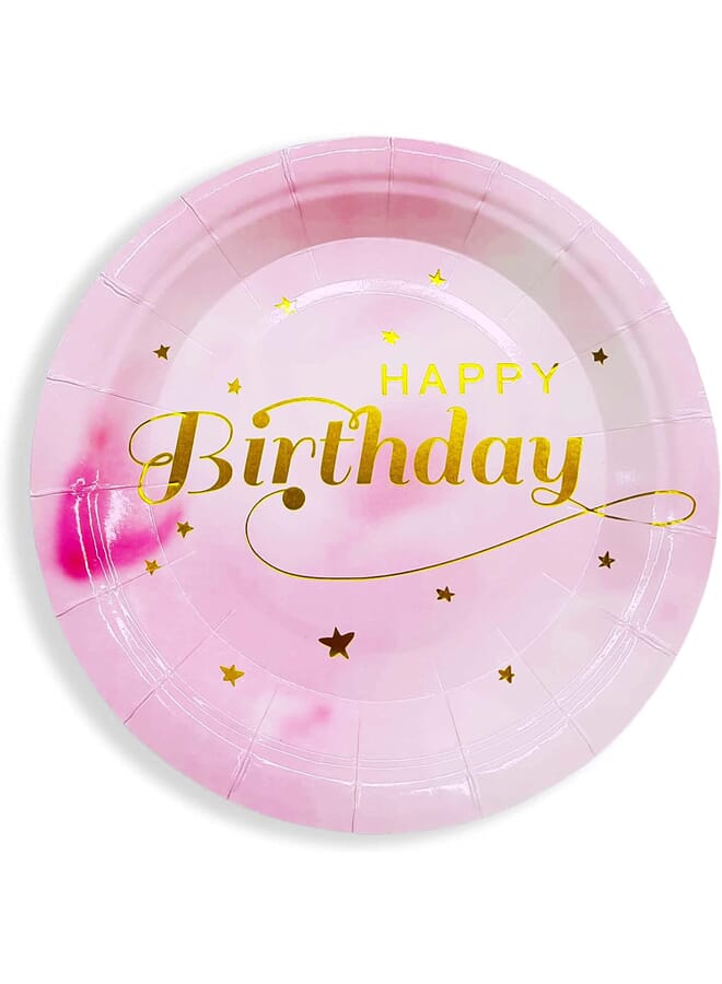 Time 6 Pieces 9 Inches Paper Plates Party