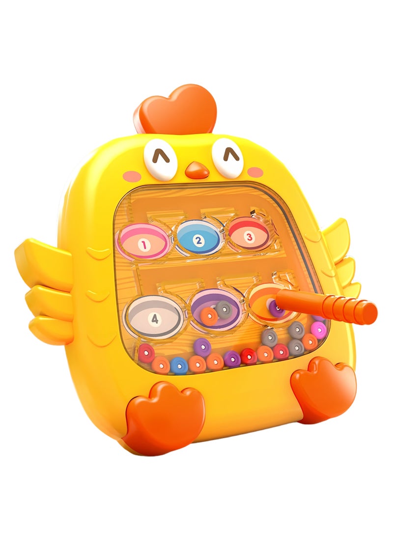 Magnetic Maze Toy,Magnetic Drawing Board, Magnetic Pen Control Maze Drawing Board, Children's Educational Toy,Magnetic Color and Number Maze, Matching Learning Counting Puzzle Board - Image 1