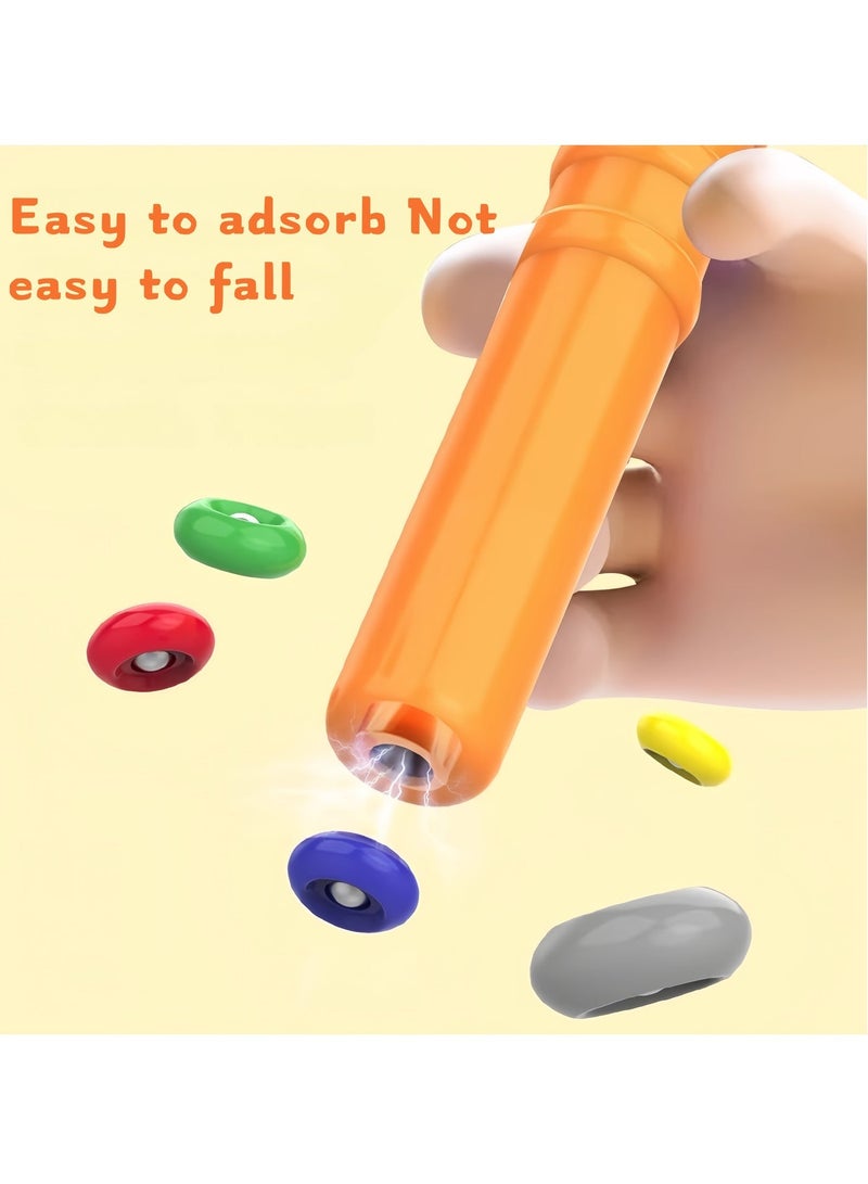 Magnetic Maze Toy,Magnetic Drawing Board, Magnetic Pen Control Maze Drawing Board, Children's Educational Toy,Magnetic Color and Number Maze, Matching Learning Counting Puzzle Board - Image 4