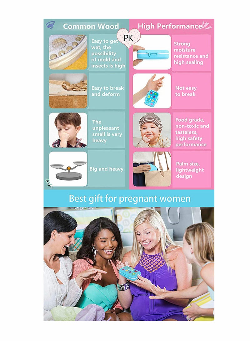 SOLARAE Baby Teeth Save Box, Teeth Box Save Organizer for Baby Kids, Tooth Box Children in Souvenir Gift (Boy) - Image 2