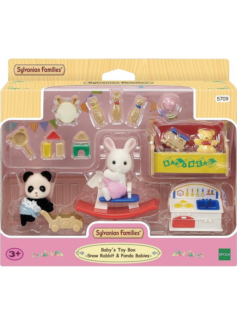 Sylvanian Families Rabbit and Panda Baby's Playroom 5709  - Image 2