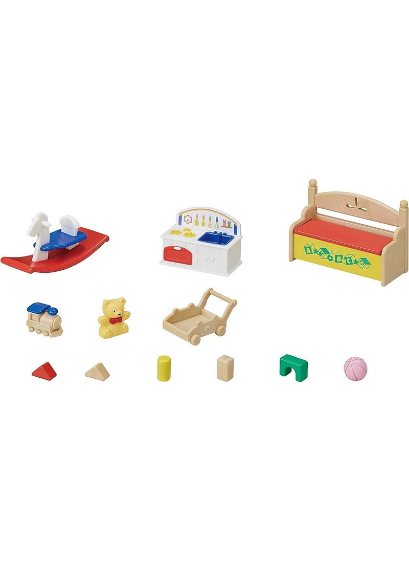 Sylvanian Families Rabbit and Panda Baby's Playroom 5709  - Image 3