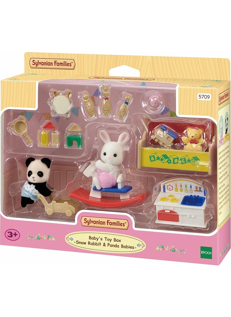 Sylvanian Families Rabbit and Panda Baby's Playroom 5709  - Image 1