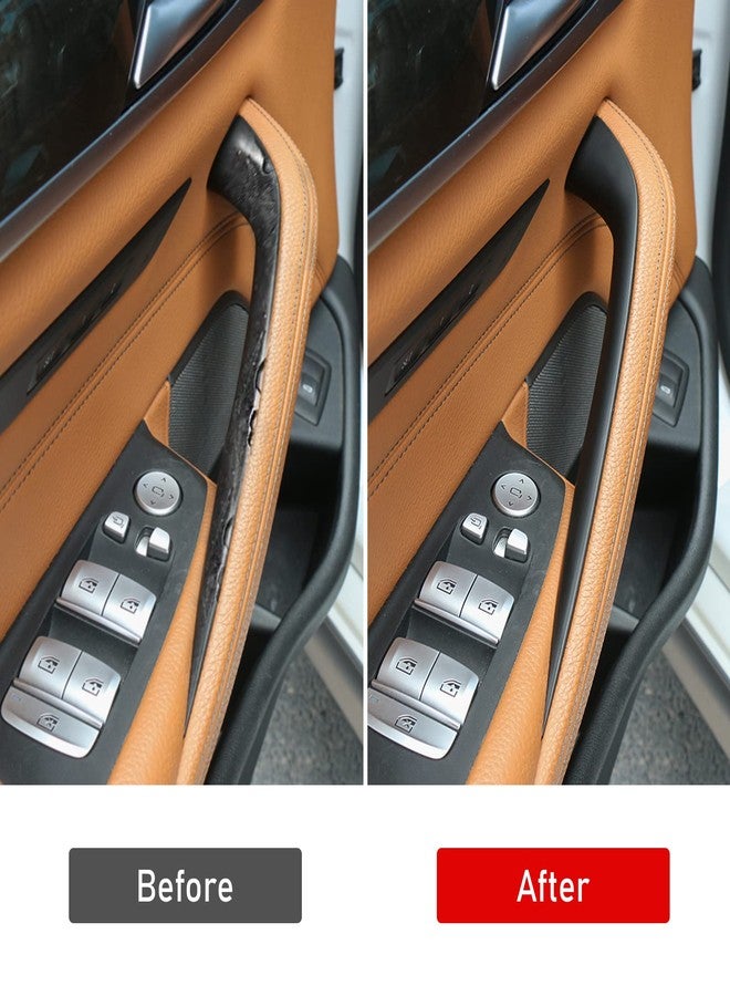 Jaronx Compatible with BMW 5 Series G30 G31 Door Handle Covers 2017-2022, 4PCS Interior Door Pull Handle Covers Compatible with BMW 5 G30/G31 520d, 520i,525d,530d,530e,530i,540dX,540i,M550dX (Black) - Image 3