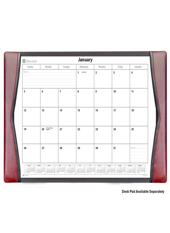 Dacasso 2025 Desk Pad Monthly Calendar Refill/Insert, 32.875" x 18.875", Dacasso (S2002 / S2002-O) - Image 3