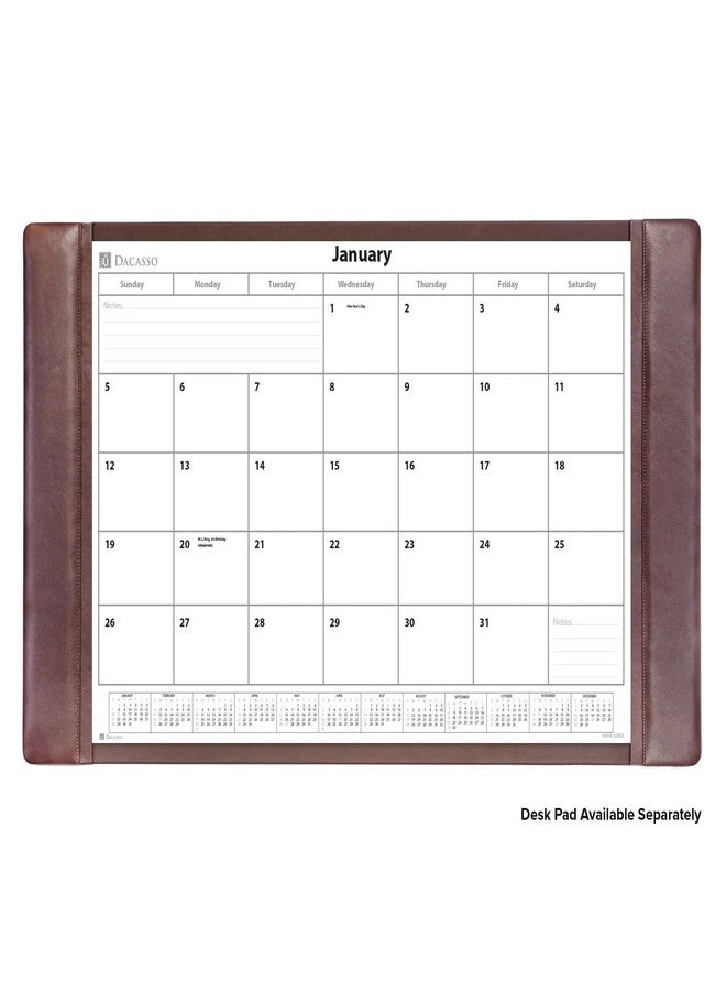 Dacasso 2025 Desk Pad Monthly Calendar Refill/Insert, 32.875" x 18.875", Dacasso (S2002 / S2002-O) - Image 5