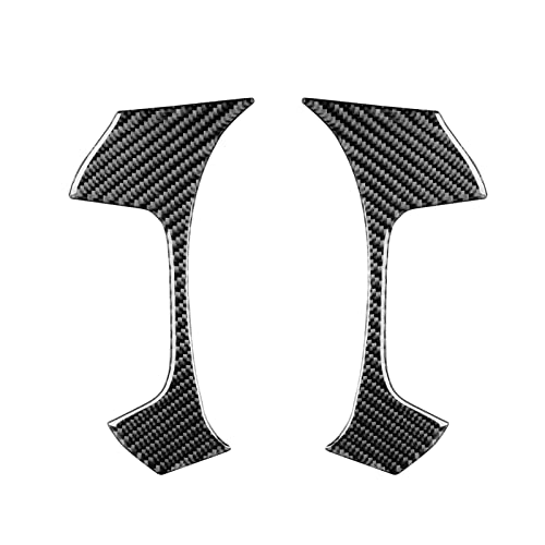 PJFUS Real Premium Black Carbon Fiber Car Dashboard Control Side Panel Decoration Trim Compatible with Chevrolet Avalanche/Silverado LTZ 2007 2008 2009 2010 2011 2012 2013 - Image 5