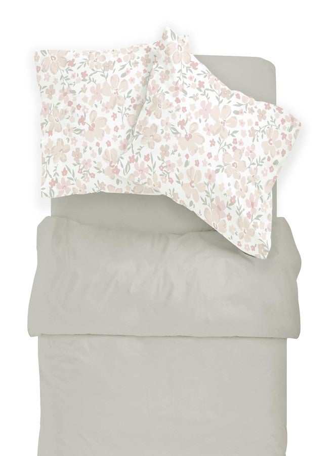 Makemake Organics Organic Toddler Pillowcase (Set of 2) GOTS Certified Organic Cotton Pillowcase - Ultra Soft Breathable Fits 13x18 Girls Neutral Unisex Flowers (14"x19", Blossom) - Image 5