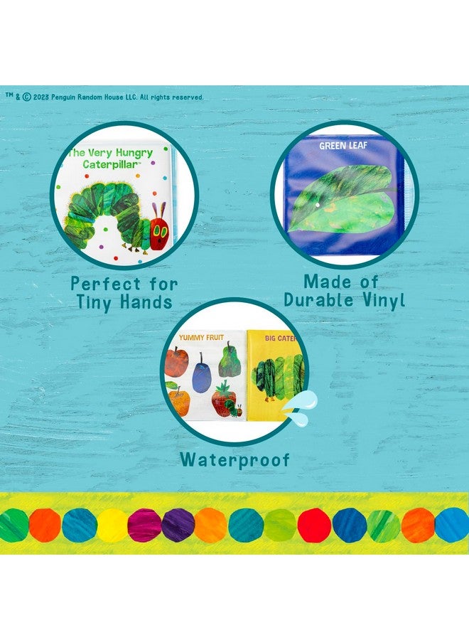Kids Preferred World Of Eric Carle The Very Hungry Caterpillar 6 Inch Vinyl Bath Book Bath Tub Toy Perfect For Water Play And Learning For Ages 0+ - Image 3